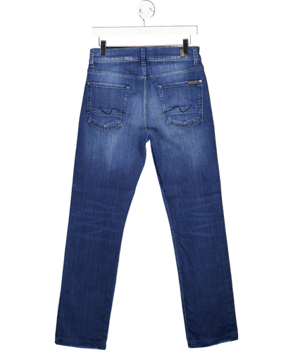 7 For All Mankind Blue Luxe Performance Slimmy Farmington Jeans W29