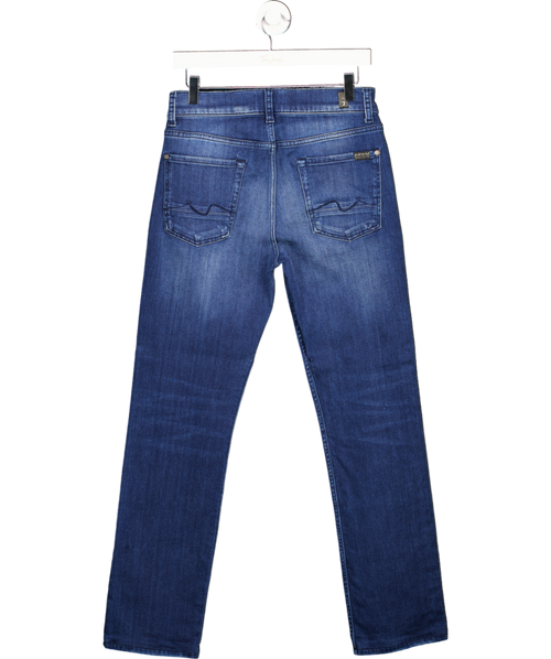 7 For All Mankind Blue Luxe Performance Slimmy Farmington Jeans W29