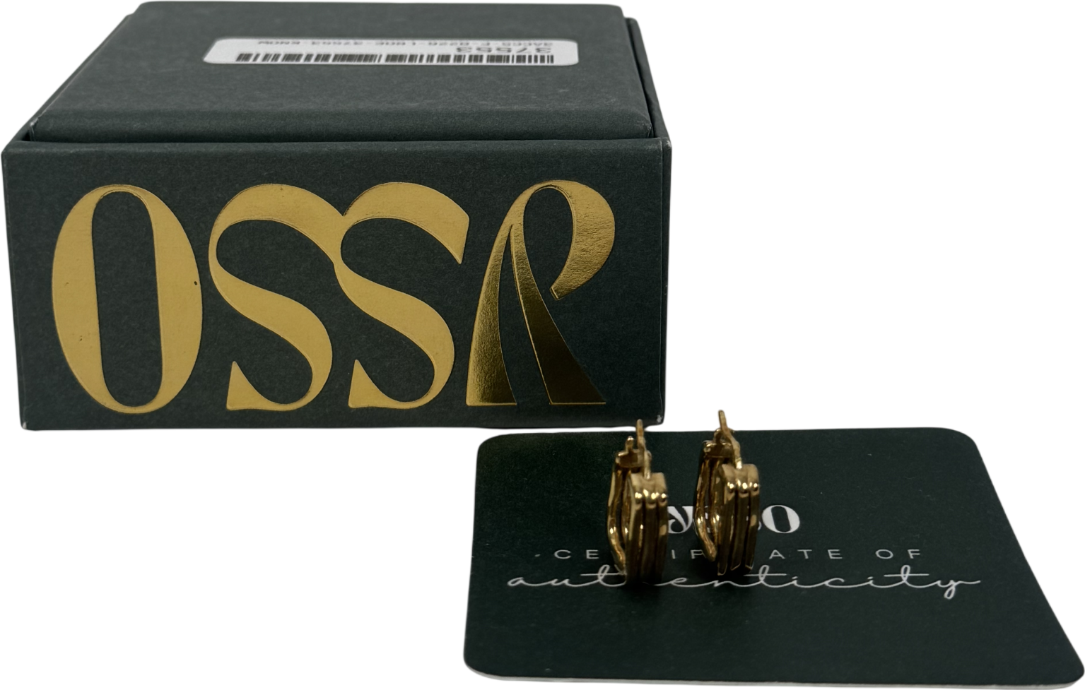 OSSR Metallic Timeless Hoop Earrings One Size