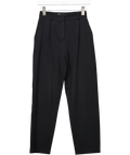 NOVO Black Tailored Tapered Trousers UK 6