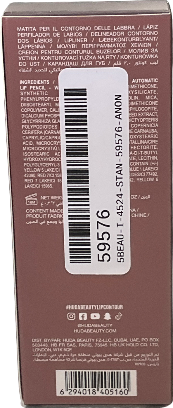 Huda Beauty Lip Contour Mini Duo Blushed Pinks Brown 2