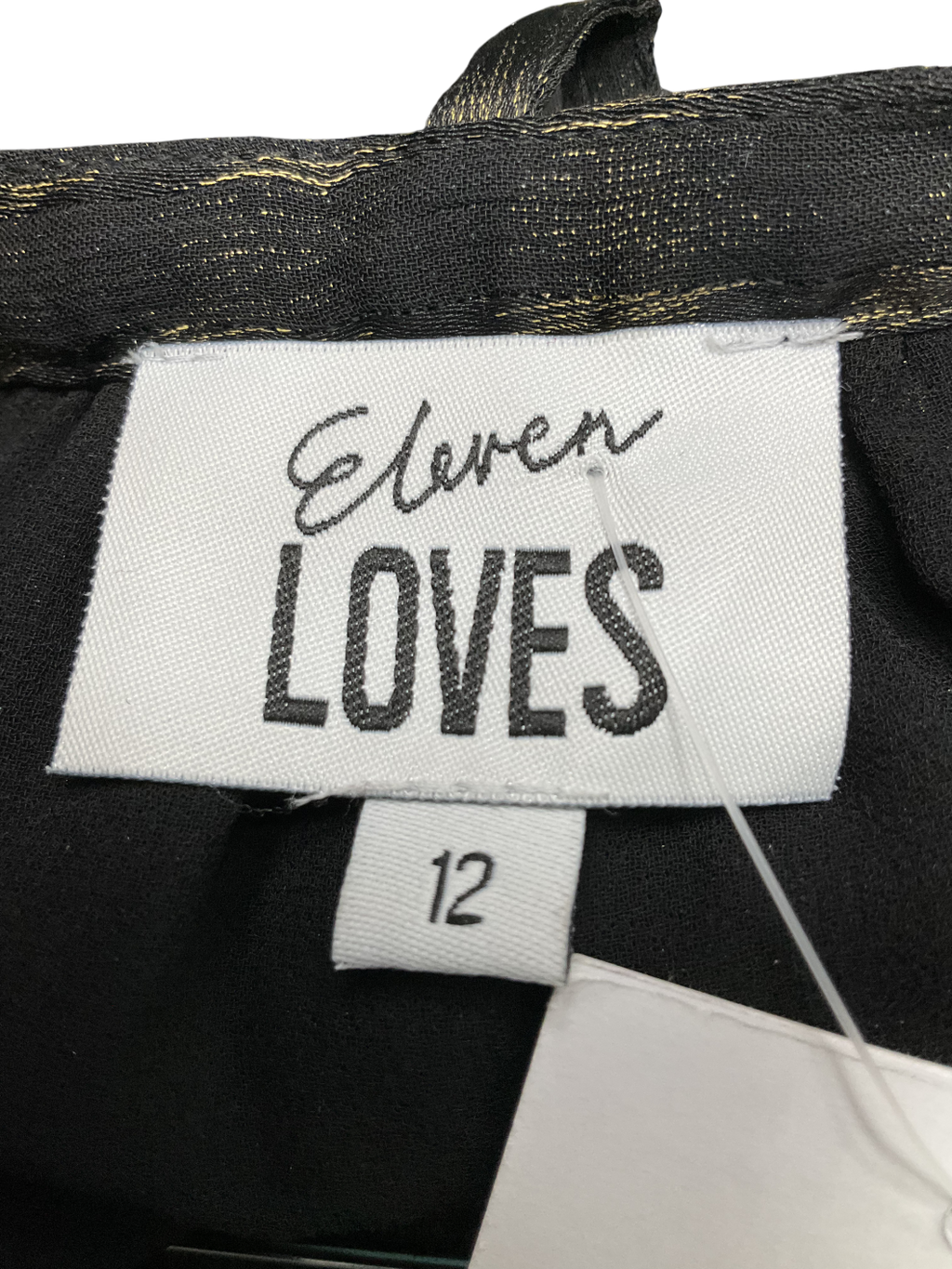 Eleven Loves Metallic Poppy Print Puff Sleeve Blouse And Trouser UK 12