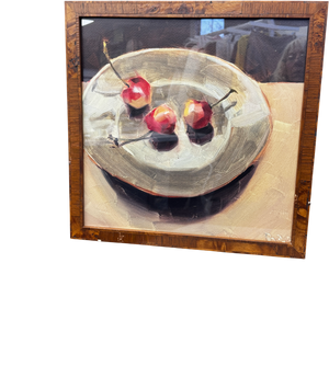 ARTFULLY WALLS Cherries Framed Print By Jenny Doh