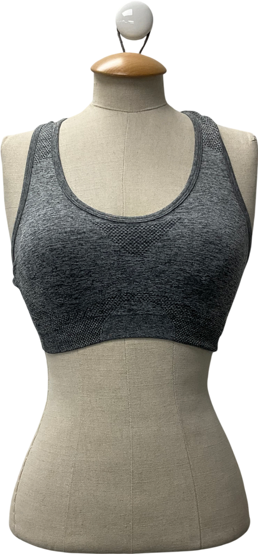 gymshark Grey Seamless Sports Bra UK XS