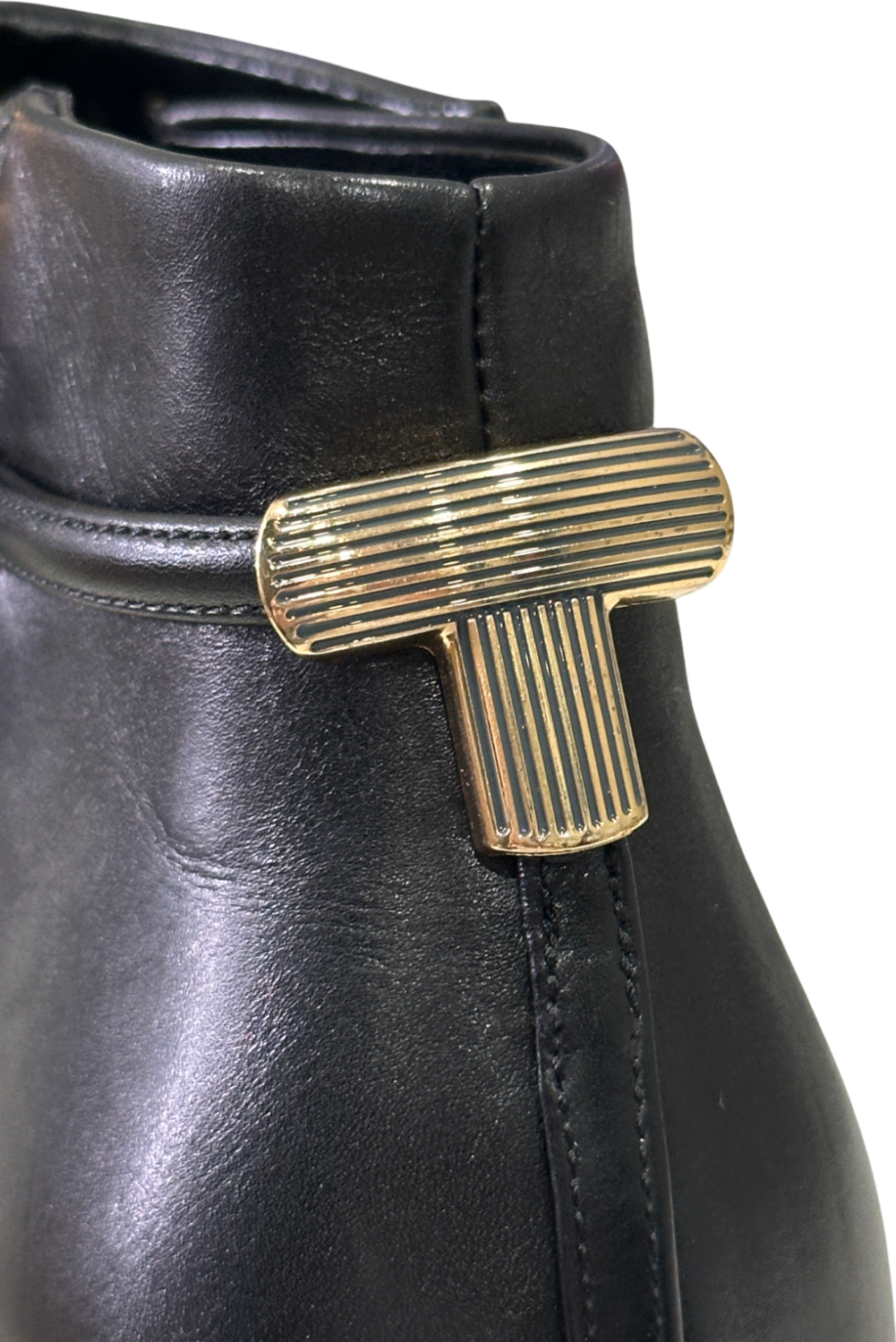 Tom Ford Black Leather Zip Up Open-toe Ankle Boots UK 4 EU 37 👠