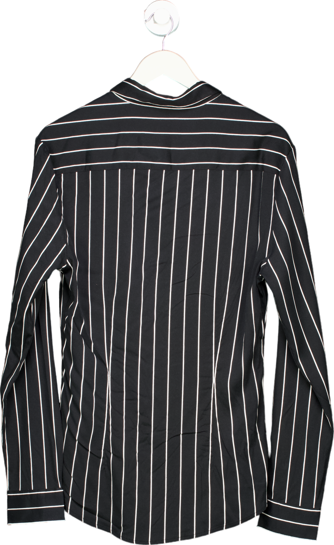 ASOS Black Striped Shirt UK M