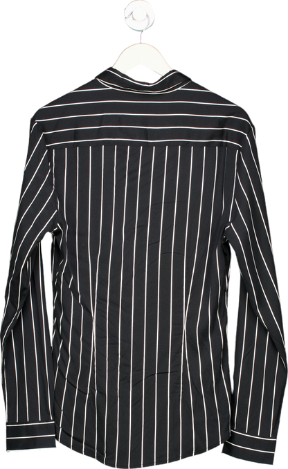 ASOS Black Striped Shirt UK M