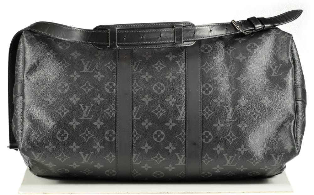 Louis Vuitton Black Keepall Bandoulière 45 Weekend Bag