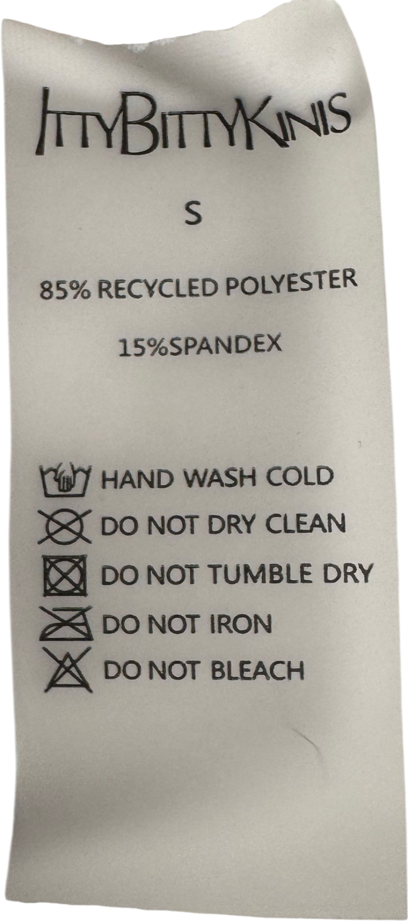 Itty Bitty Kinis White Athens Bikini Set UK S