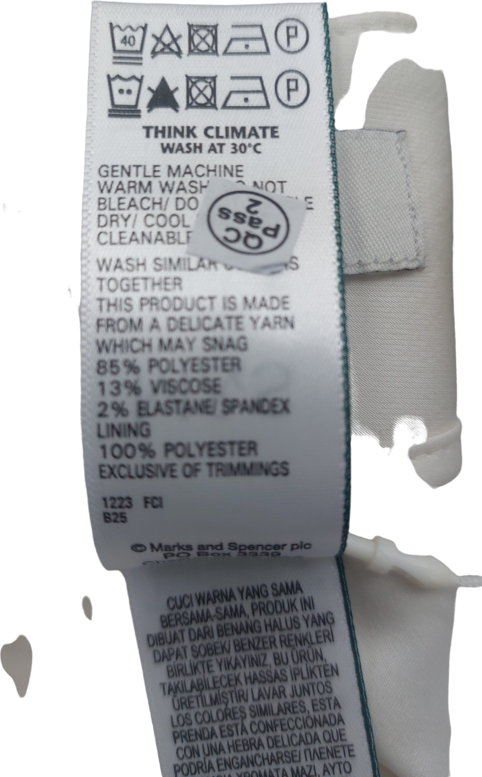 M&S Cream Lined Tailored Midi Skirt UK 6