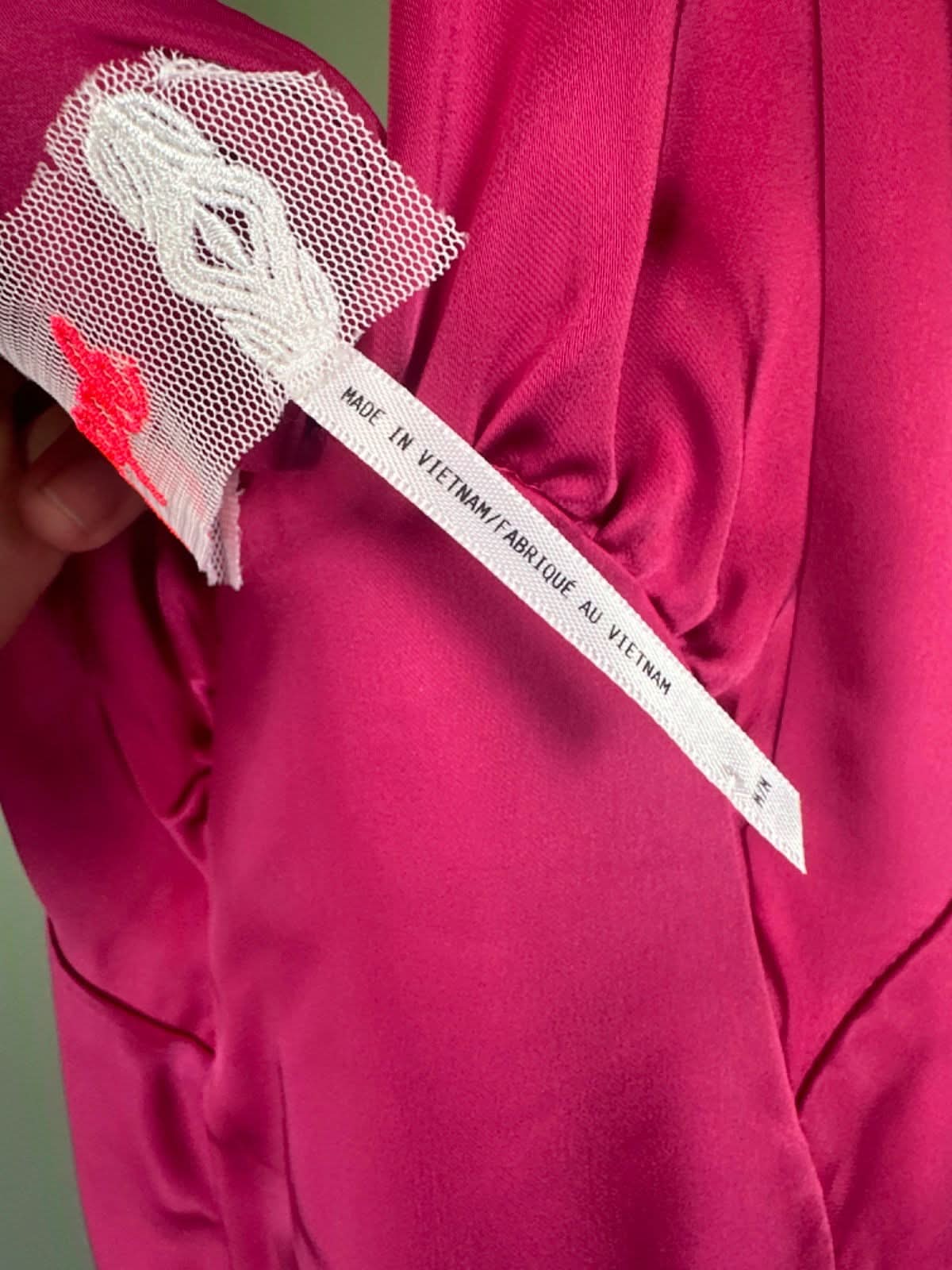 free people Pink Satin Halter Neck Maxi Dress UK 10