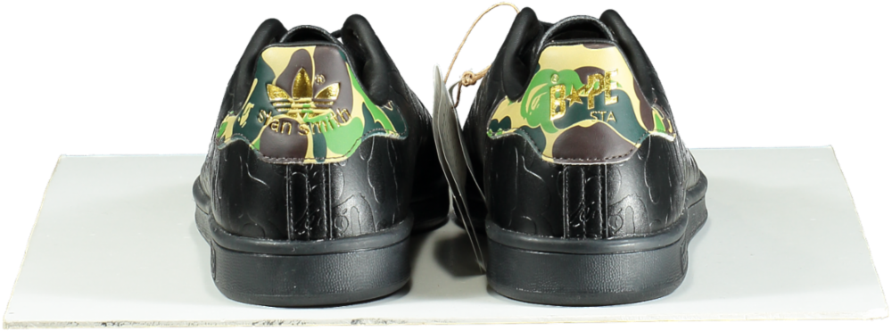 Adidas Black Stan Smith Bape Trainers UK 10