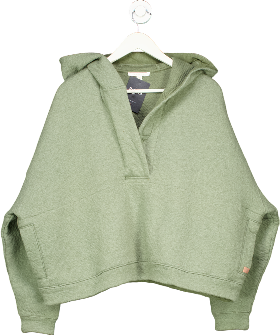 Lunya Green Cropped Oversized Hoodie UK XS/S