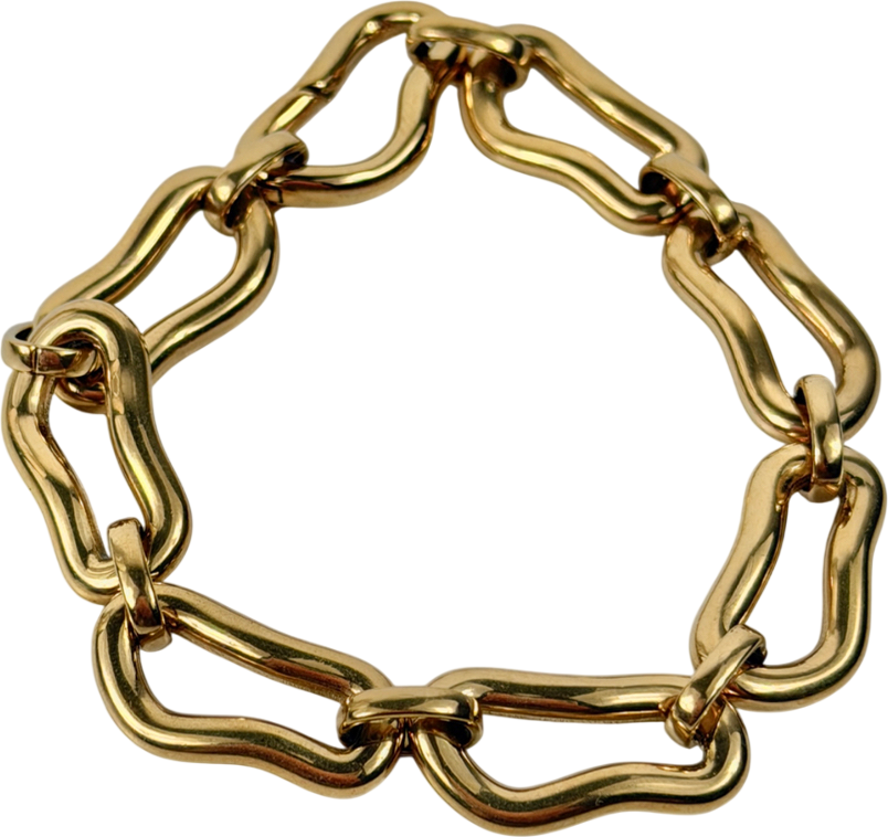 Abbott Lyon Molten Link Bracelet (gold)