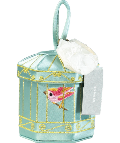 lulu guinness Blue Birdcage Mini Collectible Bag Charm