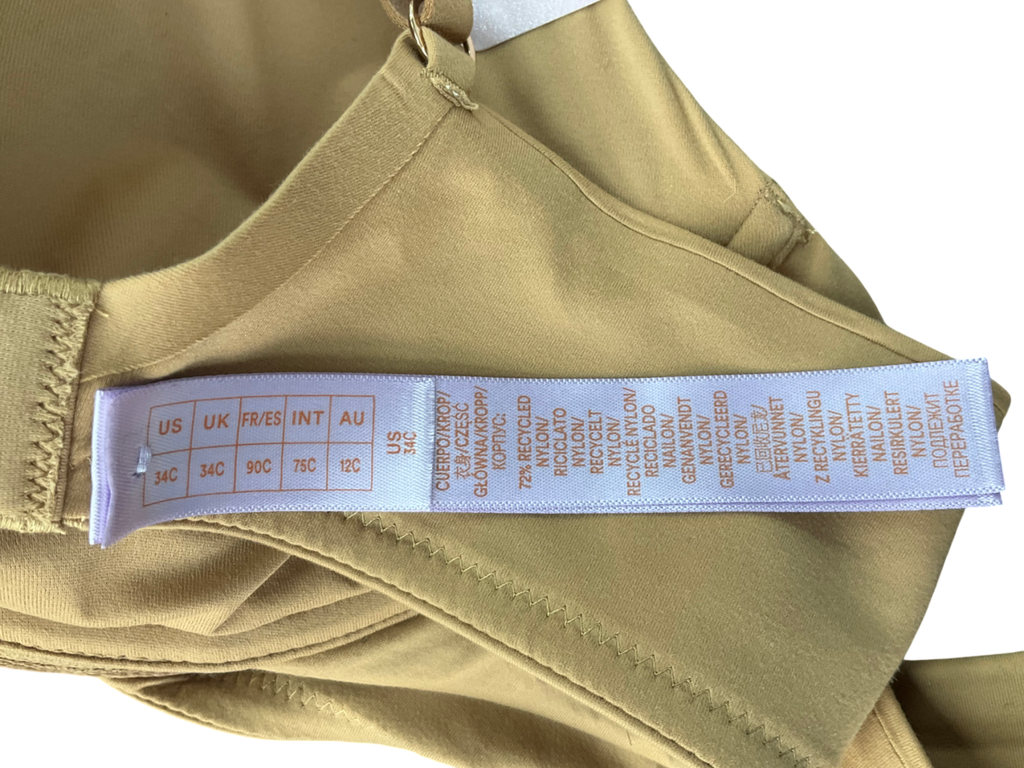 Savage X fenty Beige Soft N' Savage Padded Demi Bra UK 34C