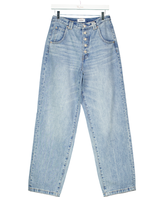 Pistola Blue Ezra High Rise Relaxed Tapered Jeans W27