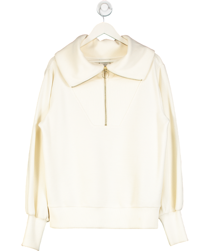 Varley Cream Vine Half-zip Pullover UK S