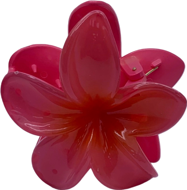 Unbranded Pink Flower Hair Clip One Size