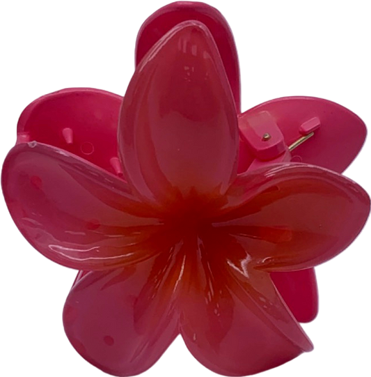 Unbranded Pink Flower Hair Clip One Size