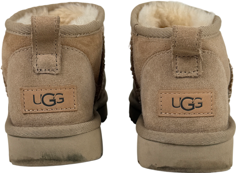 UGG Cream Classic Ultra Mini Boot Sand UK 5 EU 38