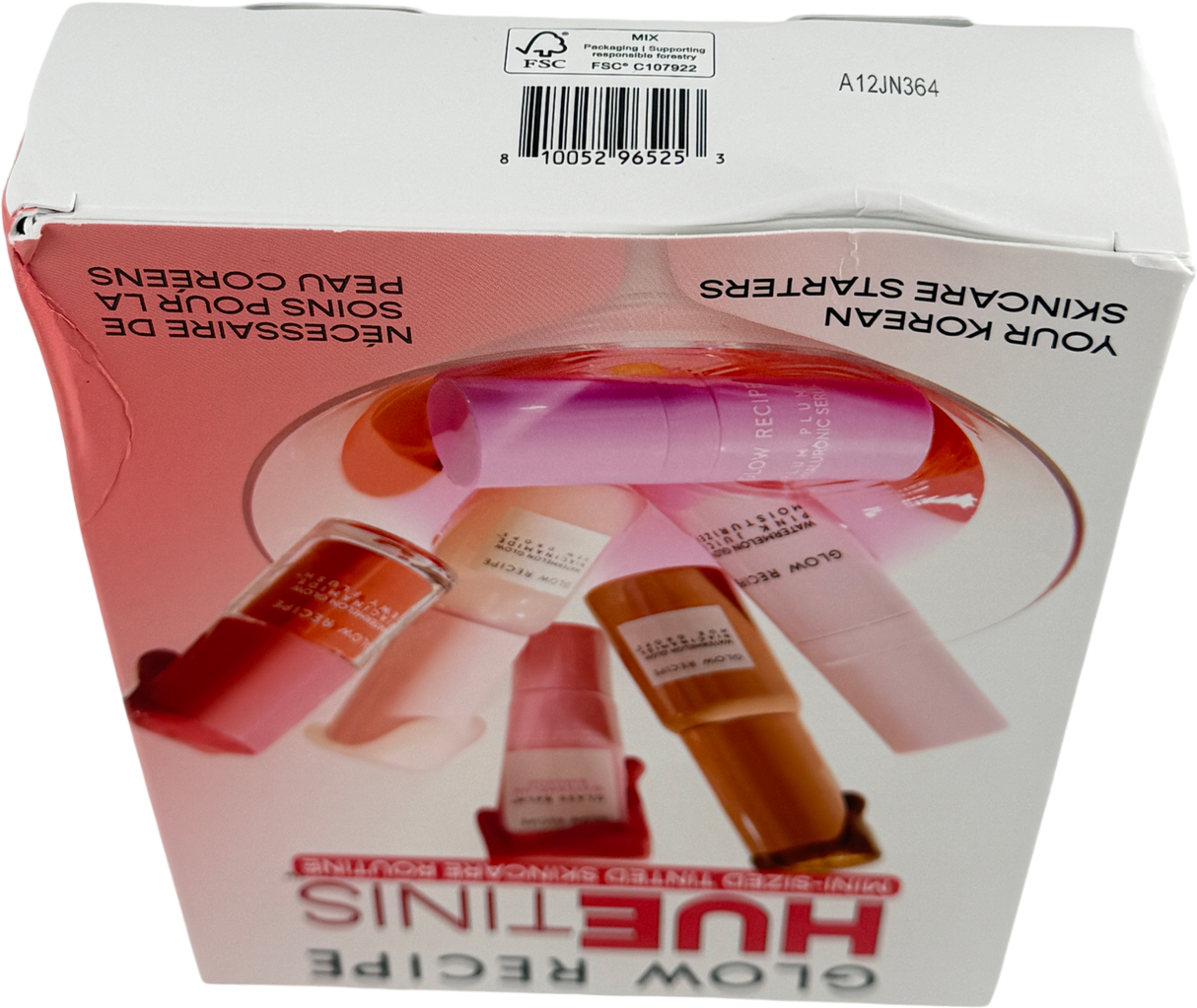 Glow recipe Huetinis Mini Tinted Skincare Set