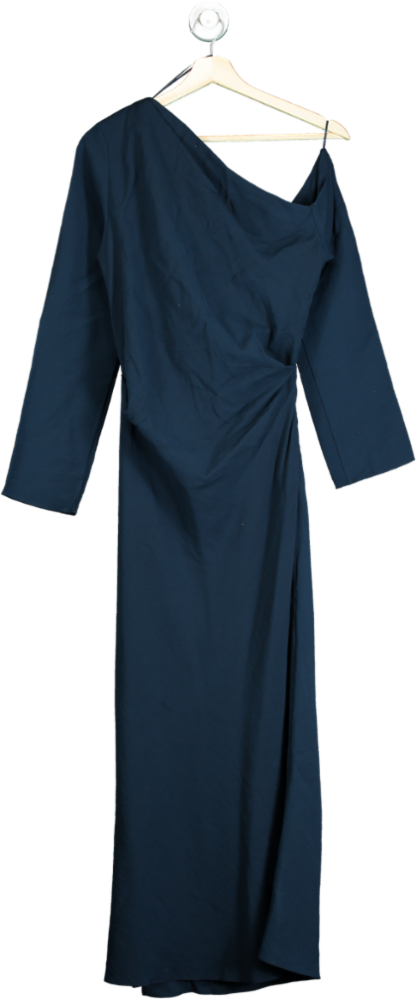 Nobody's Child Navy Katty Long Sleeve Dress UK 10