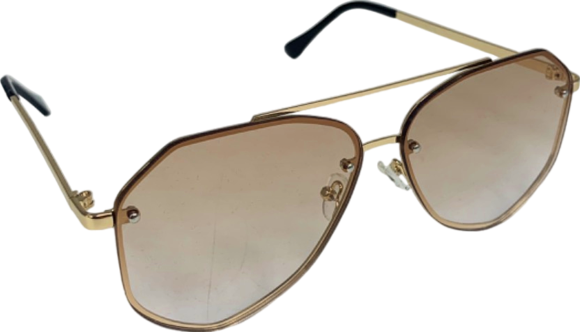 Trend Boutique Gold Aviator Sunglasses