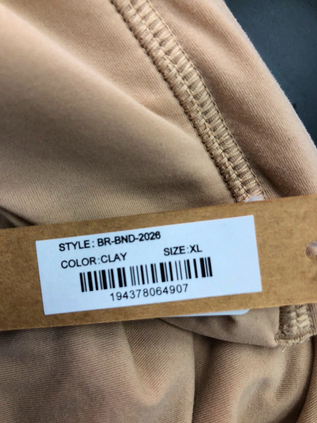 SKIMS Clay Fits Everybody Bandeau Top- UK XL