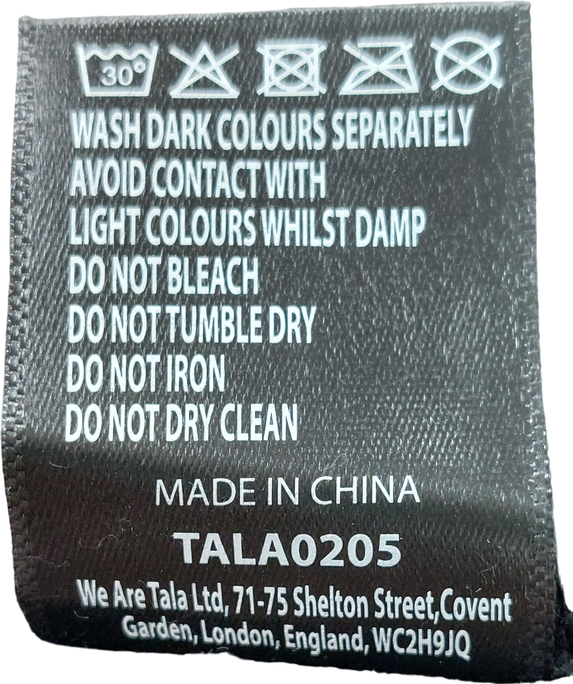 T/ALA Black Wide Leg Joggers UK S