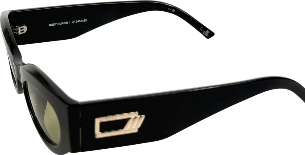 Le Specs Body Bumpin II Black Olive Mono Sunglasses