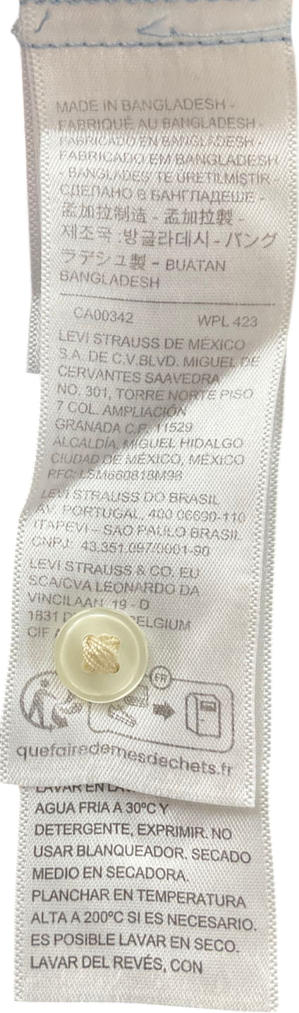 levis Blue Luciana Lightweight Blouse UK XS