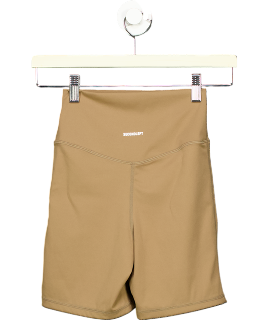 Secondleft Brown Nandex Midlength Biker Short UK XS