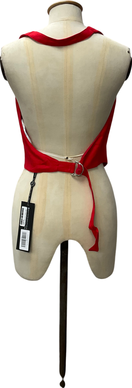 White Fox Red Nothing Matters Vest Top UK L