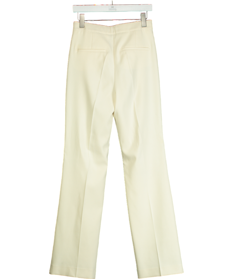 Remain Birger Christensen Cream Straight Leg Smart Trouser UK S