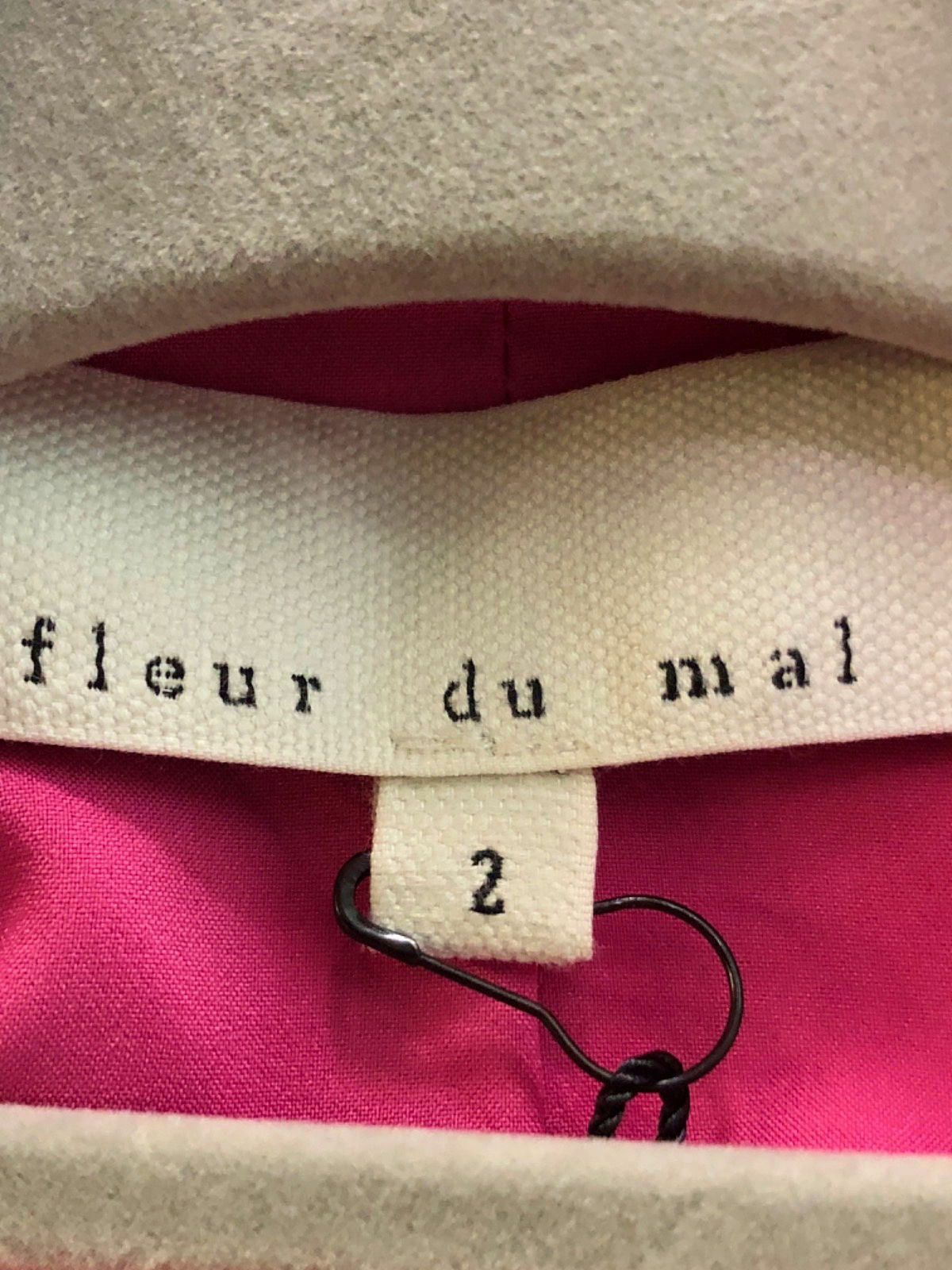 Fleur du Mal Pink Silk Blazer Size SZ2 UK XS/S