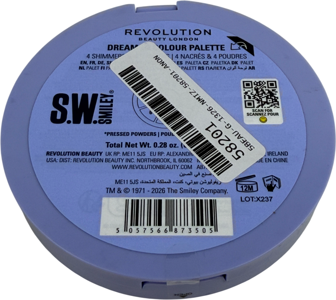 Revolution S.w.smiley Dream In Colour Eyeshadow Palette 0.28oz