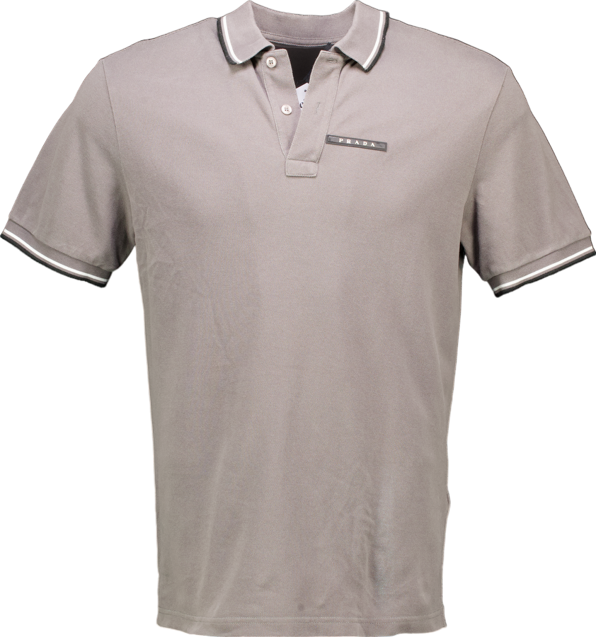 Prada Taupe Polo Shirt XL