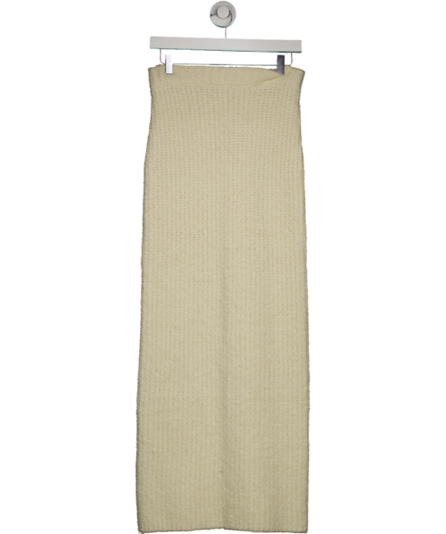 4th & Reckless Cream Knit Maxi Skirt- Anine UK 6