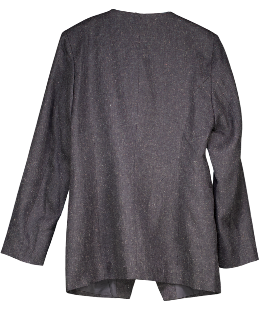 .OBJECT Grey Double-breasted Blazer UK XL