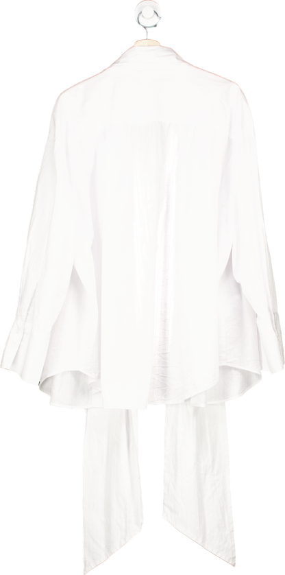 H&M White Long Sleeve Shirt EUR XL