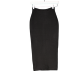 Black Stretch Pencil Skirt UK XS