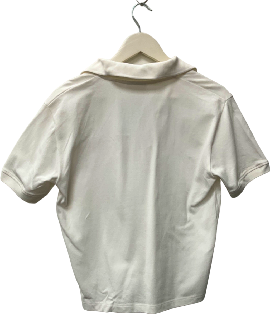 British Vogue Collection White Polo Shirt UK M