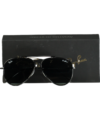 Ray-Ban Black X Lenny Kravitz Aviator Reverse One Size