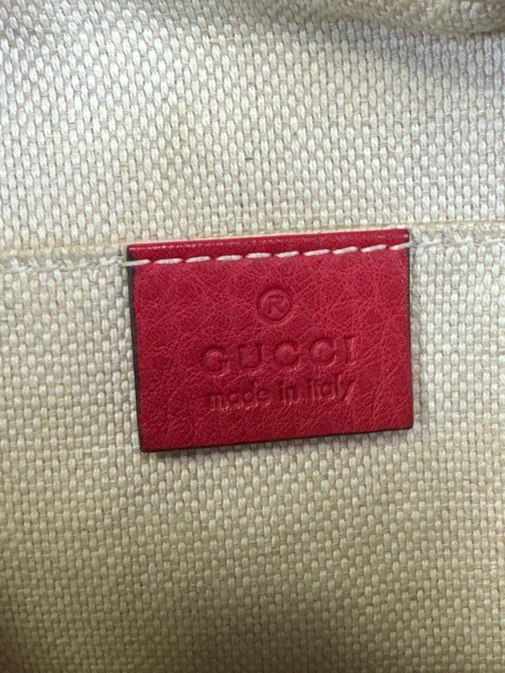 GUCCI Red Soho Disco Leather Bag One Size