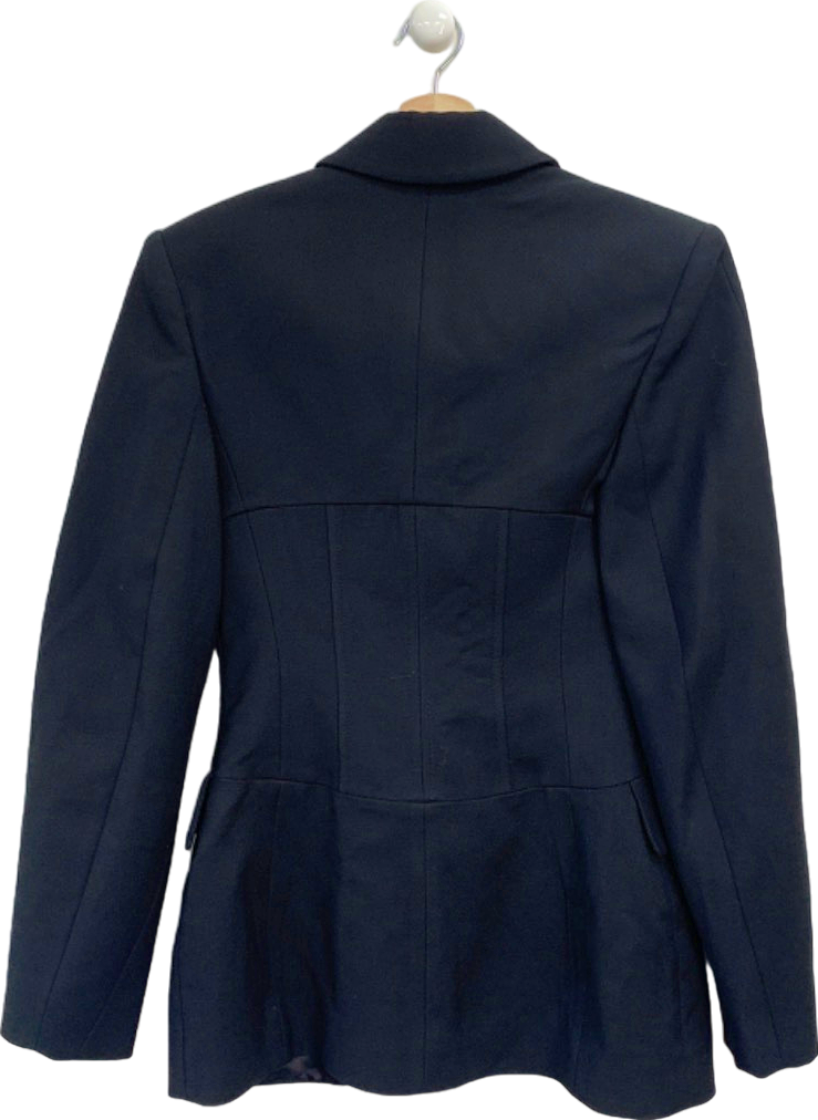 Mugler Black Wool Blazer UK 10