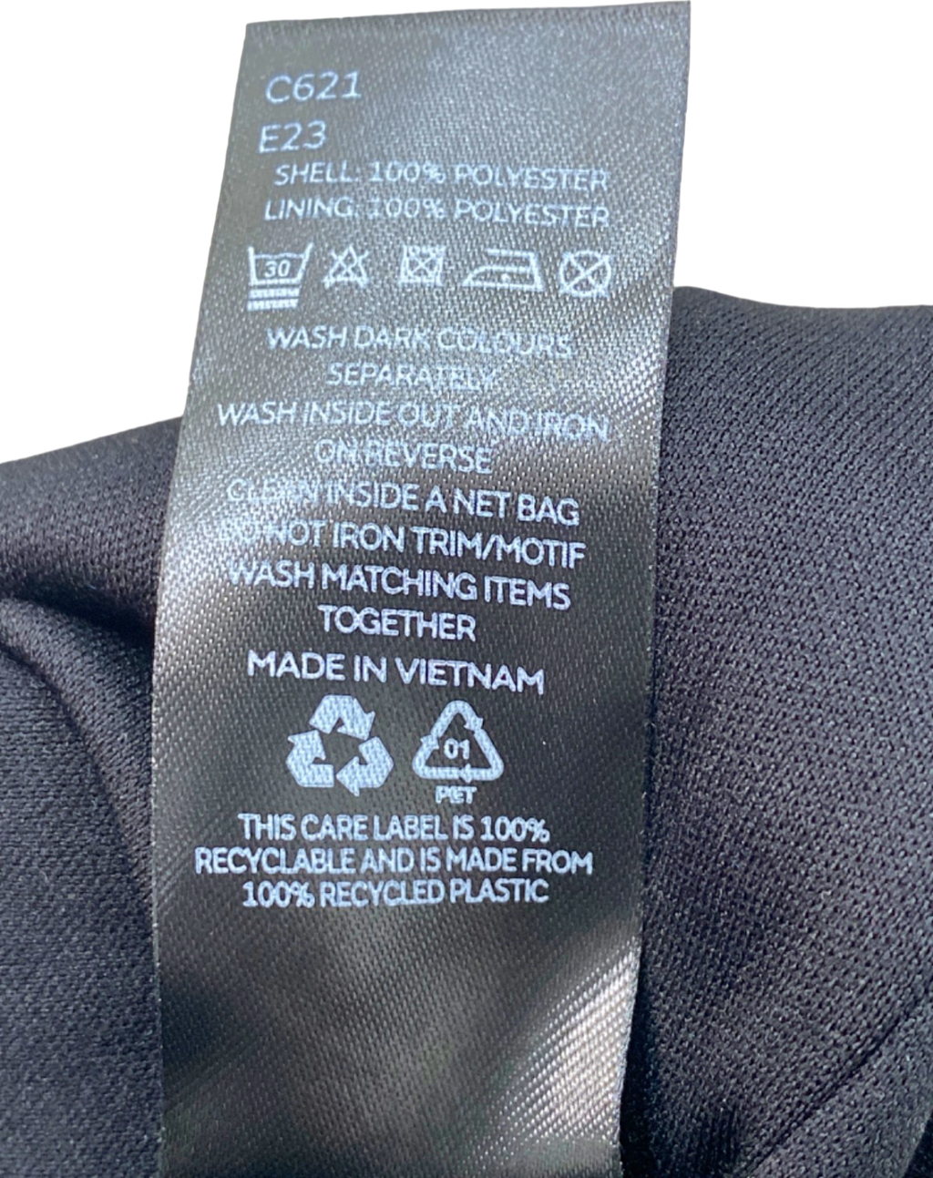 V By Very Black Sequin Leggings UK 18