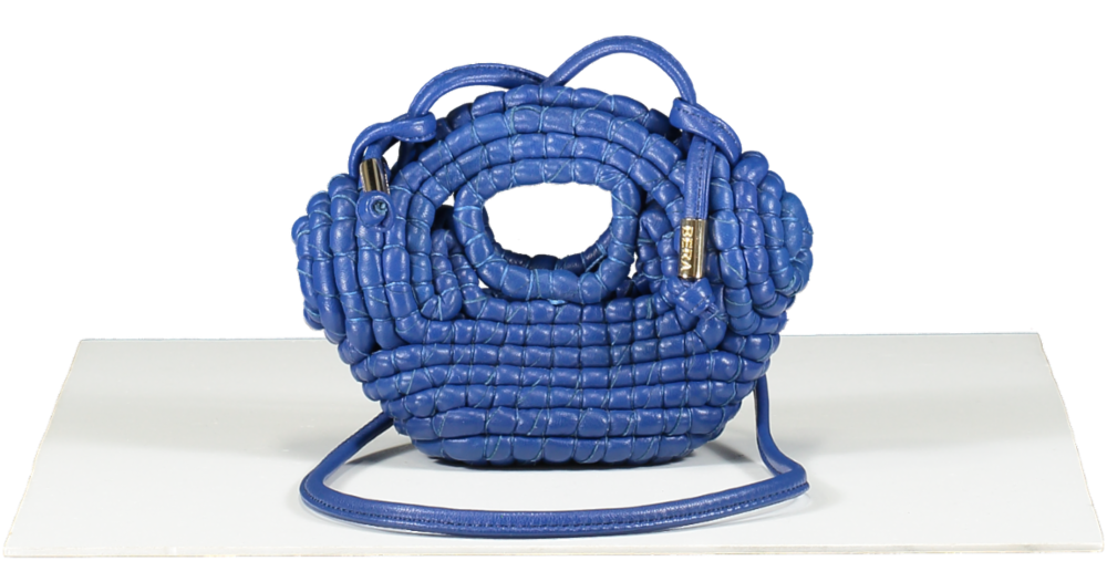 Tory Burch Blue Mini Luna Aqua One Size