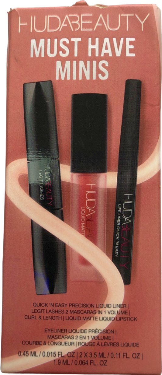 HUDA Beauty Must Have Minis Black and Various Shades Assorted No Size