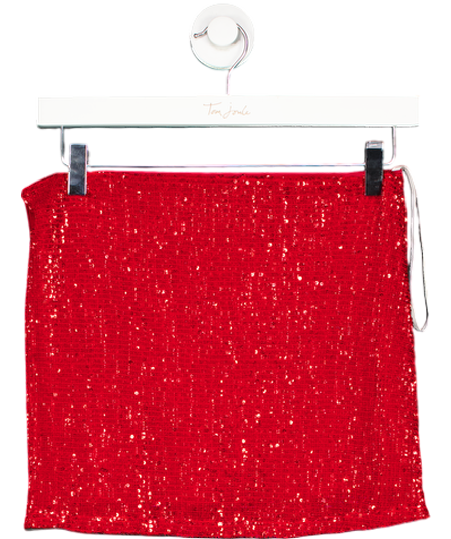 Lovers and Friends Red Selma Mini Skirt UK XS